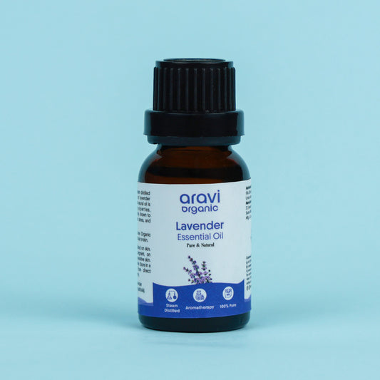 100% Pure Lavender Essential Oil for Hair Growth & Skin Care - 15ml