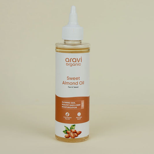 Almond Hair Oil For Smooth, Shiny & Nourished Hair - 200ml