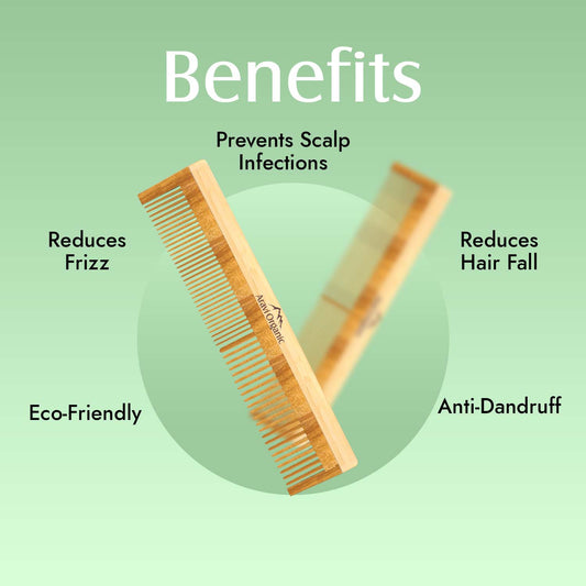 Neem Comb For Healthy Scalp & Hair Strengthening - 1 Piece
