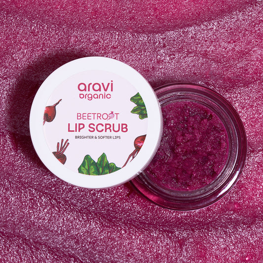 Beetroot Lip Scrub For Exfoliation, Lips Brightening & Softness - 15g