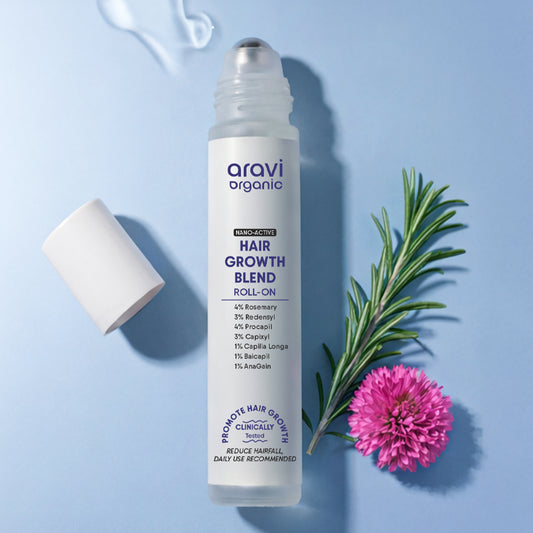 Nano Active Hair Growth Serum Roll On - 4% Rosemary & 3% Redensyl For Boost Hair Growth