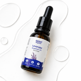 100% pure lavender essential oil for hair growth and skin care, 15ml bottle by Aravi Organic