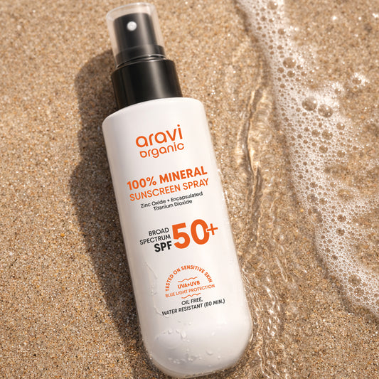 100% Mineral Sunscreen Spray SPF50 PA++++ | Face & Body | Sunscreen For Oily Skin - 100ml