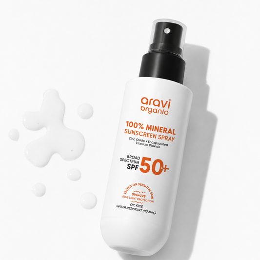 100% Mineral Sunscreen Spray SPF50 PA++++ | Face & Body | Sunscreen For Oily Skin - 100ml
