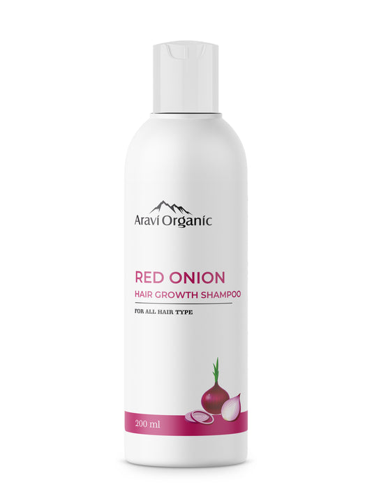 Red Onion Shampoo with Black seed Oil.