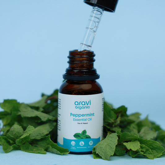 100% Peppermint Essential Oil for Hair Growth & Skin Health - 15ml