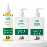 Rosemary Hair Care Combo – Rosemary Lavender Hair Oil + Rosemary Shampoo + Rosemary Conditioner