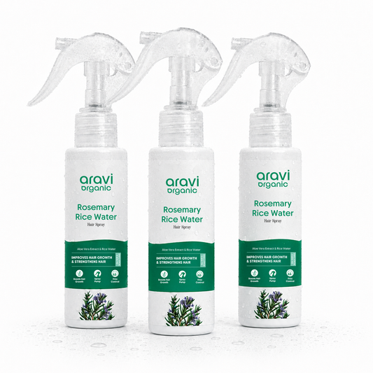 Rosemary Rice Water Hair Growth Spray - Pack Of 3