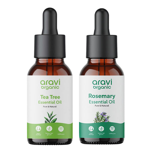 100% Pure Tea Tree And Rosemary Essential Oil