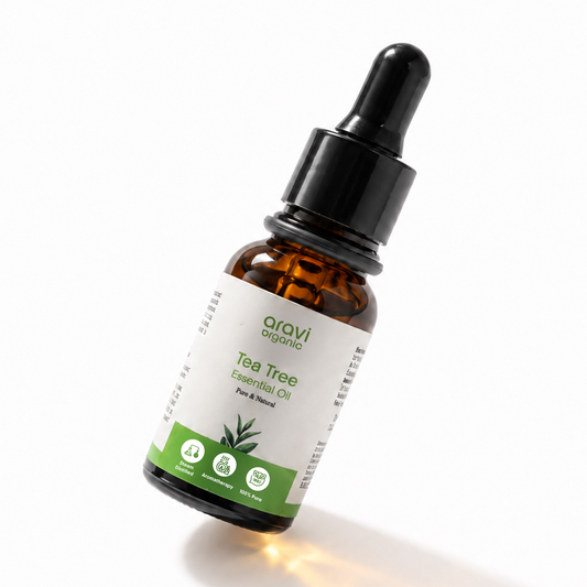 100% Pure Tea Tree Essential Oil for Skin, Acne, Hair & Dandruff Care – 15ml