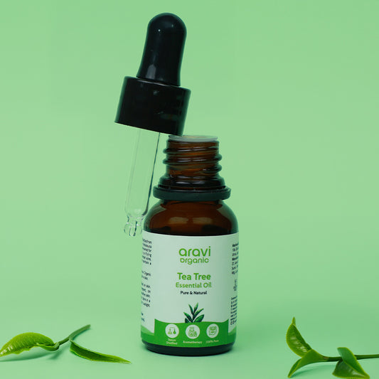 100% Pure Tea Tree Essential Oil For Skin, Acne & Dandruff - 15ml