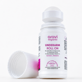 Multi-active underarm roll on for dark underarms and odour control, 50ml by Aravi Organic