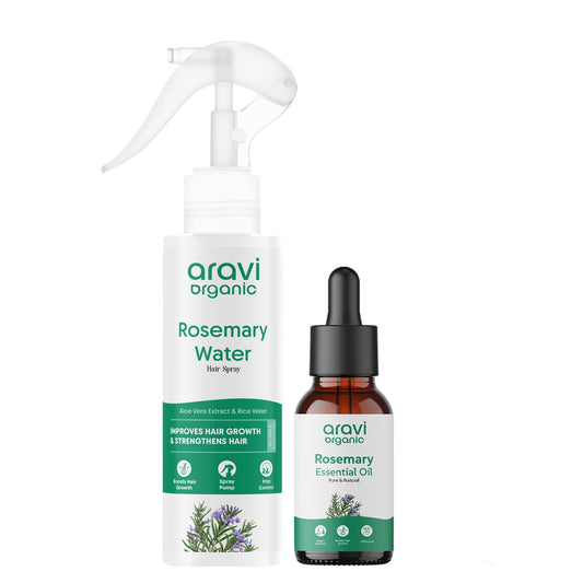 Rosemary Water Spray & Rosemary Essential Oil Combo