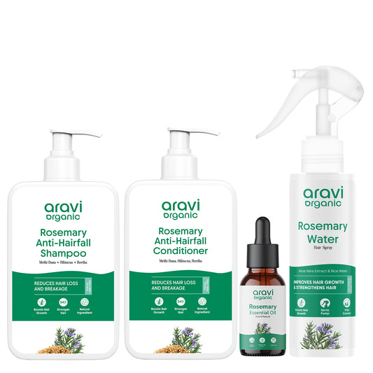 Rosemary Essential Oil & Shampoo & Conditioner & Rosemary Water Spray