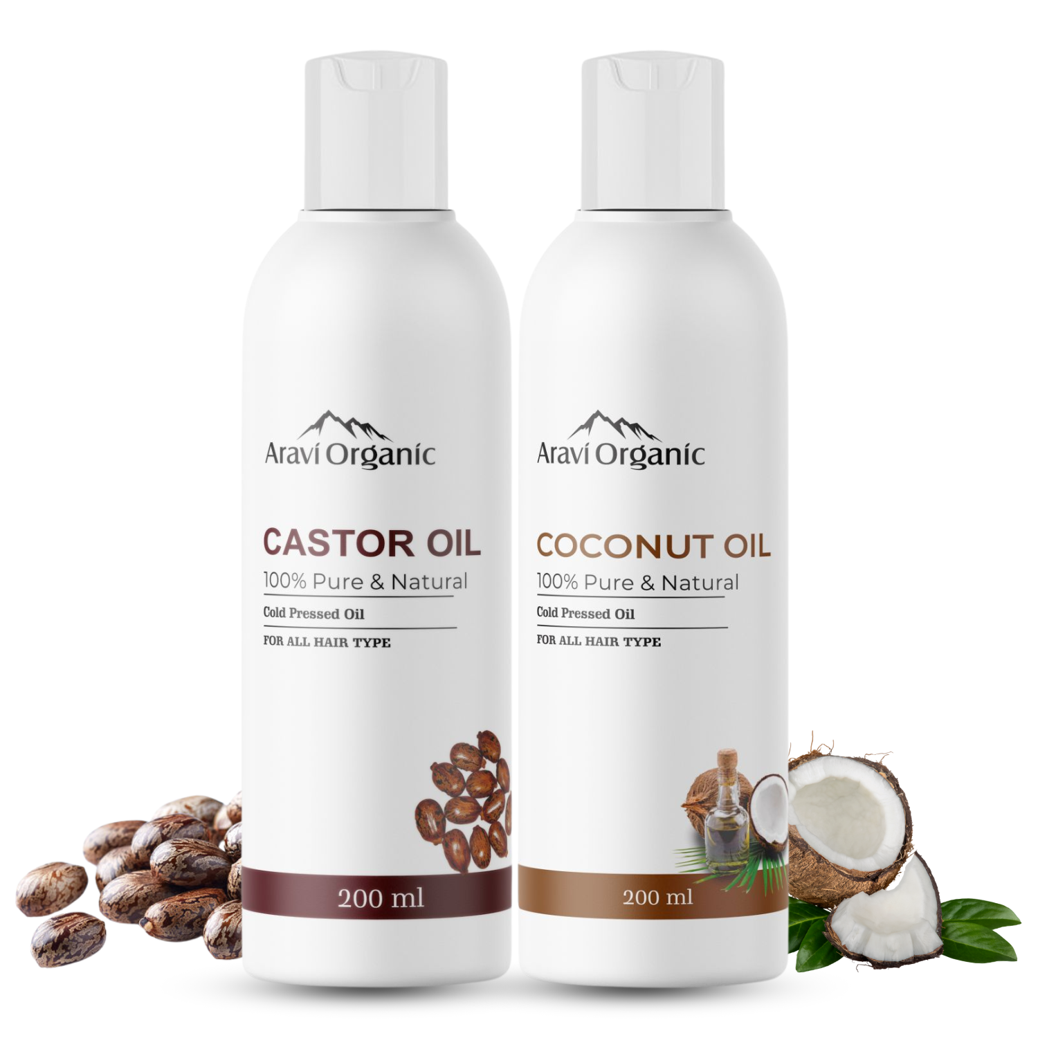 Aravi Organic Castor Oil And Cocount Oil