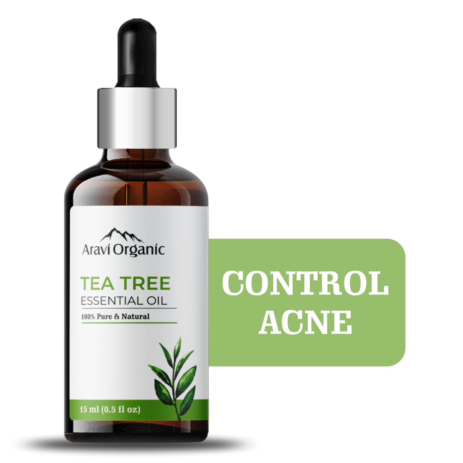 Tea Tree Essential Oil | 100% Natural & Pure Oil for Skin Acne, Pimple, Face & Hair Care
