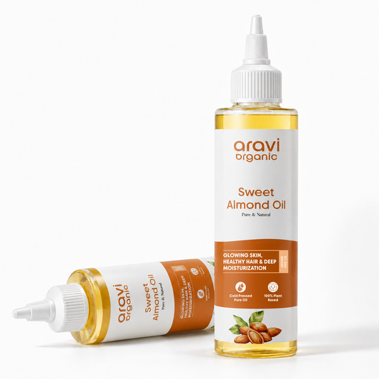 Almond Hair Oil For Smooth, Shiny & Nourished Hair - 200ml