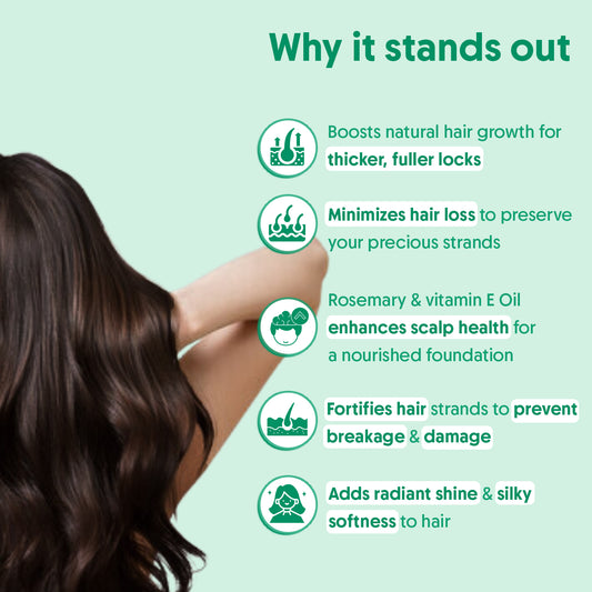 Rosemary Lavender Hair Oil for Hair Fall Control & Boost Hair Growth - 200ml