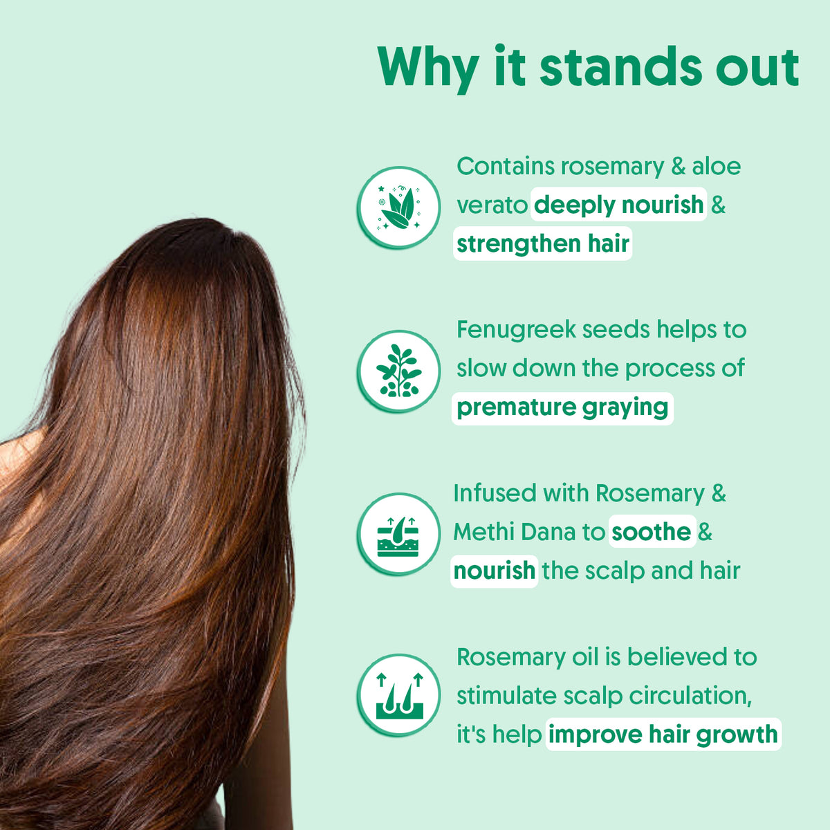 Rosemary oil, shampoo, conditioner and spray combo - Aravi Organic, view 5