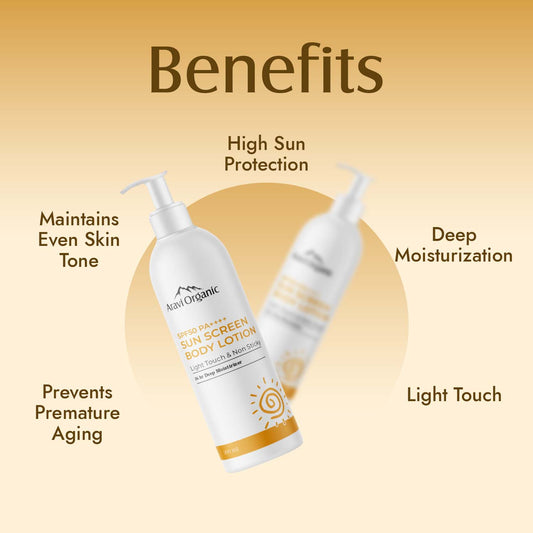 SPF 50 PA+++ Sunscreen Body Lotion - 200ml