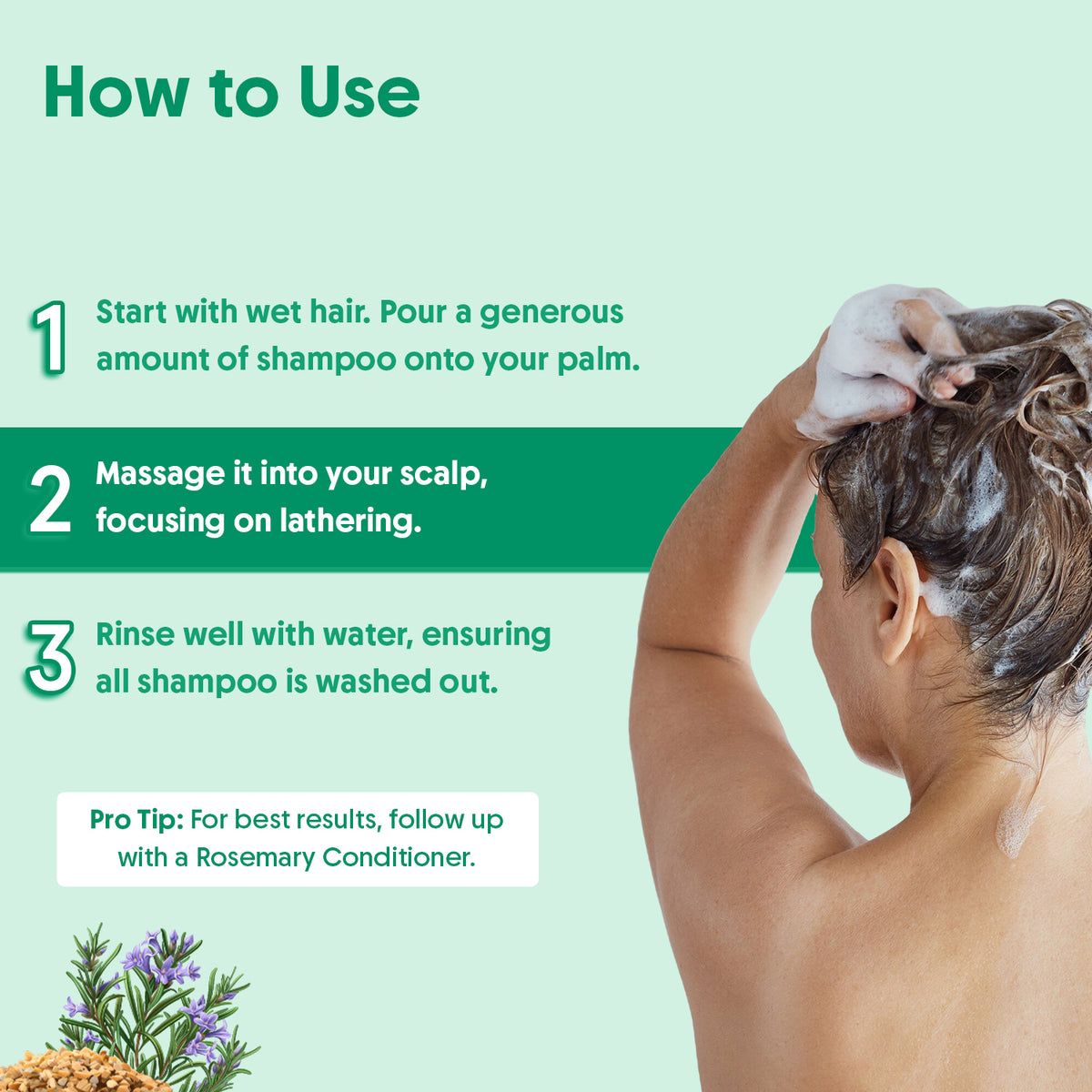 Rosemary Water Spray, Essential Oil & Rosemary Lavender Hair Oil Combo – Complete Hair Care Combo