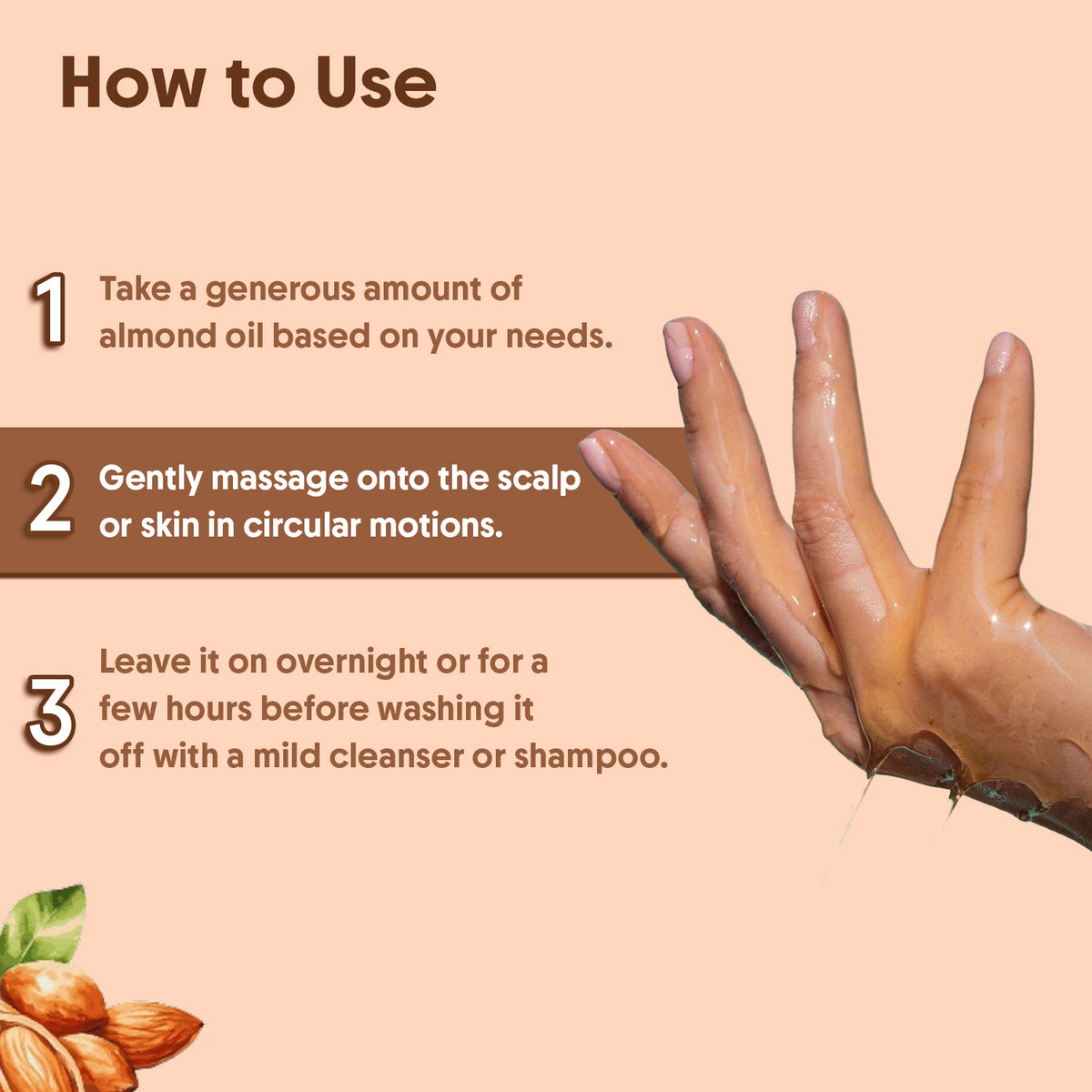 100% Pure Rosemary Essential Oil And Almond Oil - For Hair Growth