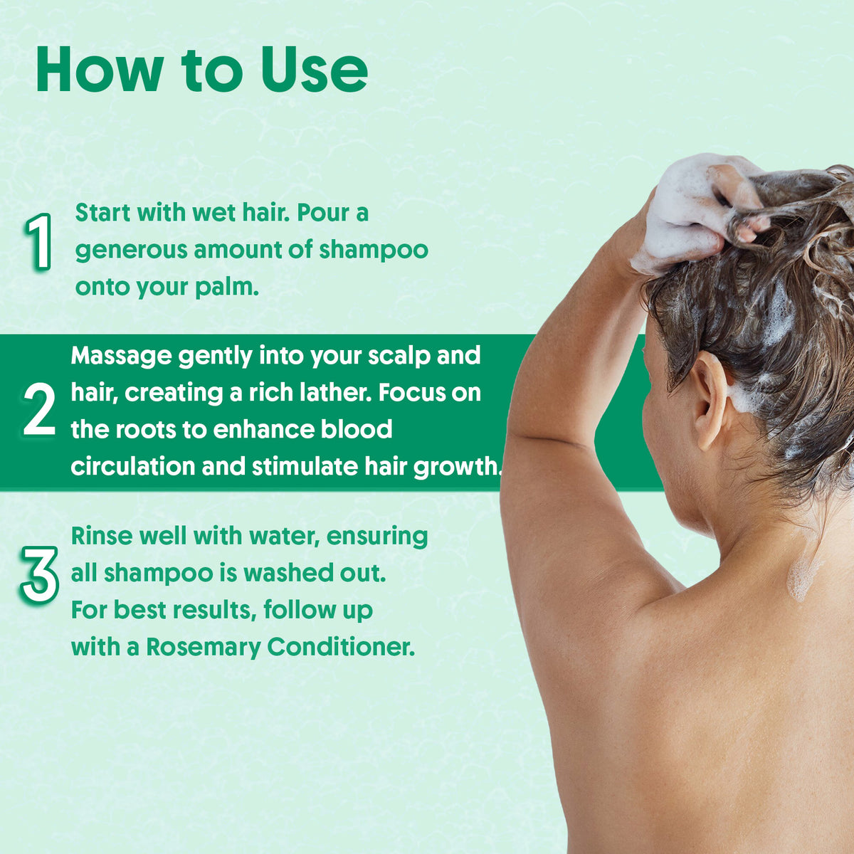 Rosemary shampoo and conditioner combo - Aravi Organic, view 6