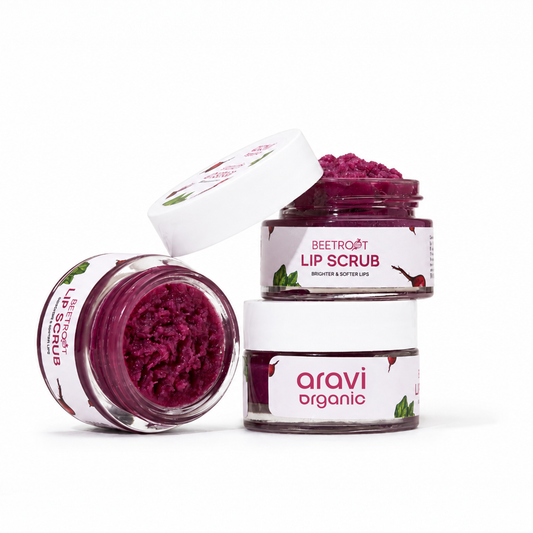 Beetroot Lip Scrub For Exfoliation, Lips Brightening & Softness - 15g