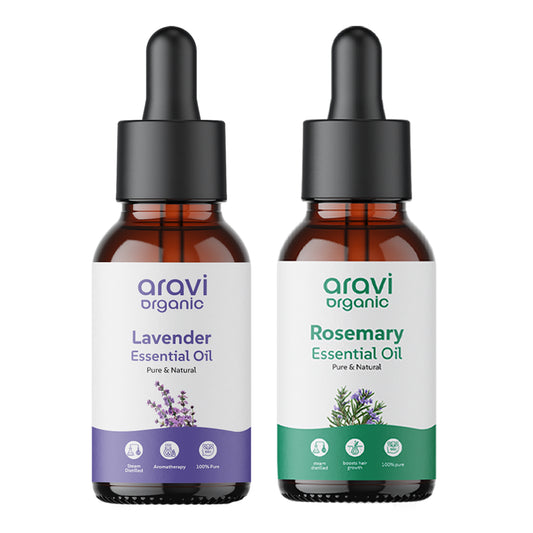 100% Pure Lavender And Rosemary Essential Oil For Hair Growth