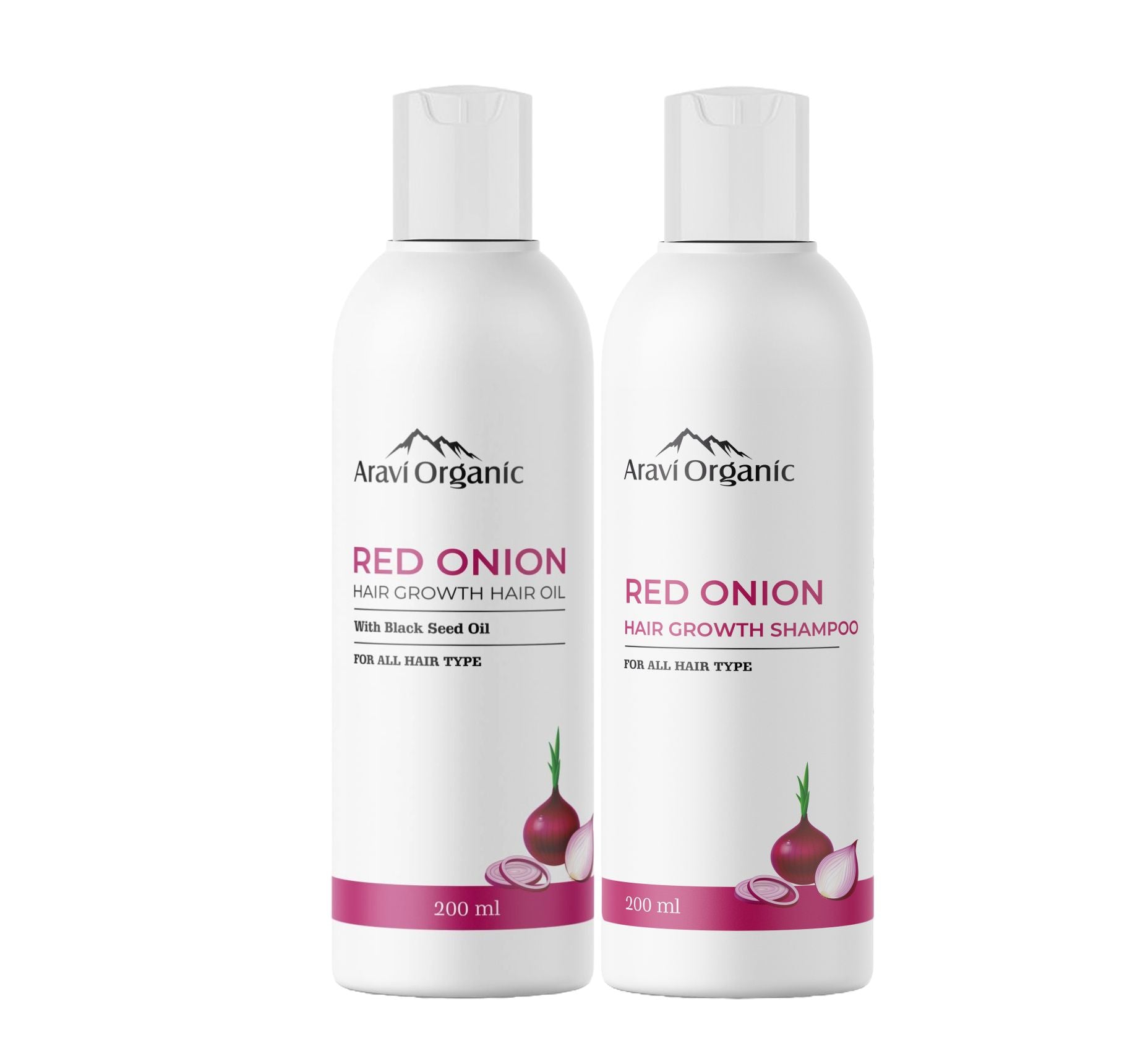 Red Onion Black Seed Shampoo with Onion Black Seed Hair Oil.