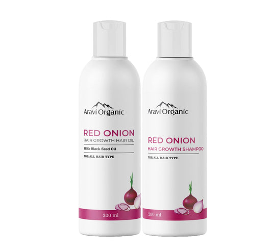 Red Onion Black Seed Shampoo with Onion Black Seed Hair Oil