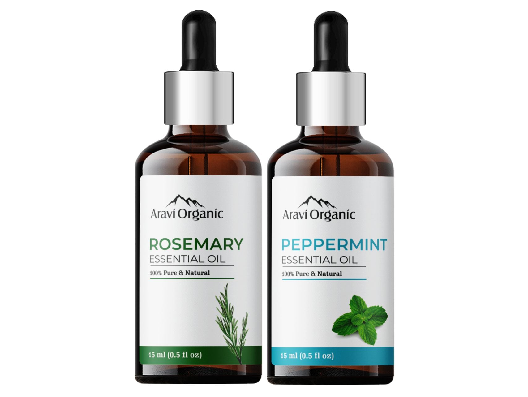 Peppermint Essential Oil with Rosemary Essential Oil for Hair Growth.