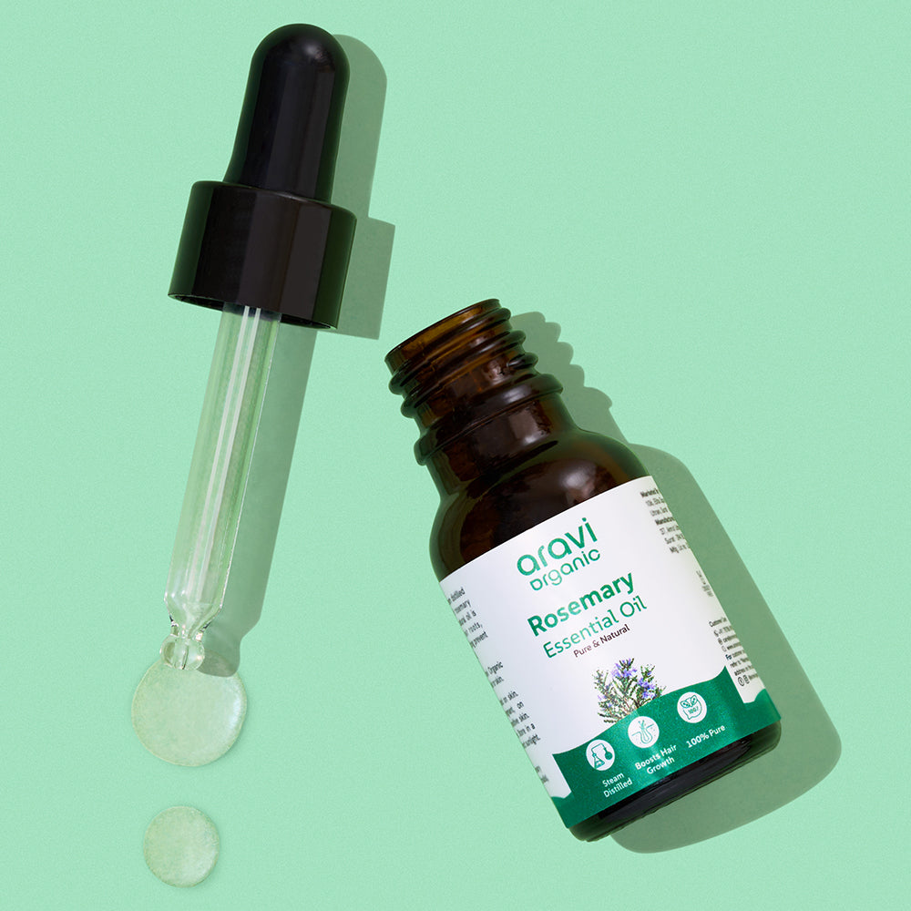 Pure rosemary essential oil 15ml - Aravi Organic, view 9