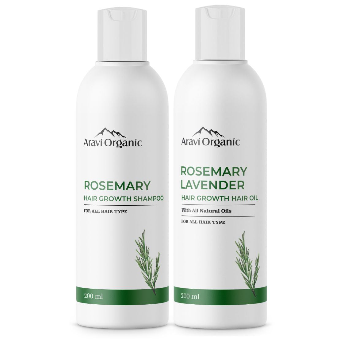 Rosemary Heathy Hair Growth Oil with Lavender with Rosemary Hair Growth Shampoo.