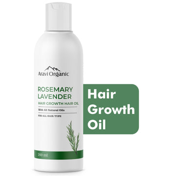Aravi Organic Rosemary Heathy Hair Growth Oil with Lavender