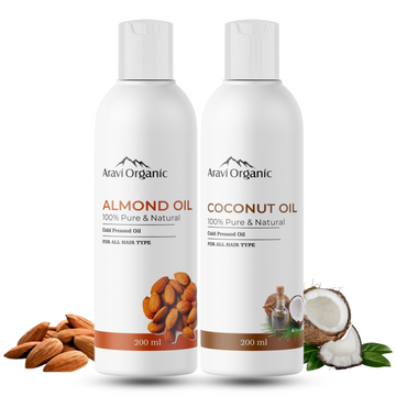 Aravi Organic Almond Oil With Cocount Oil