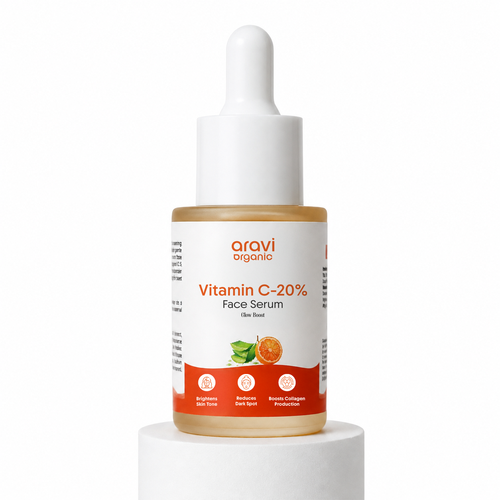 20% Vitamin C Face Serum For Skin Brightening & Even Tone - 30ml