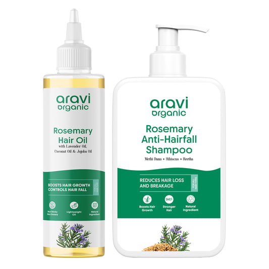 Rosemary Lavender Hair Oil with Rosemary Shampoo