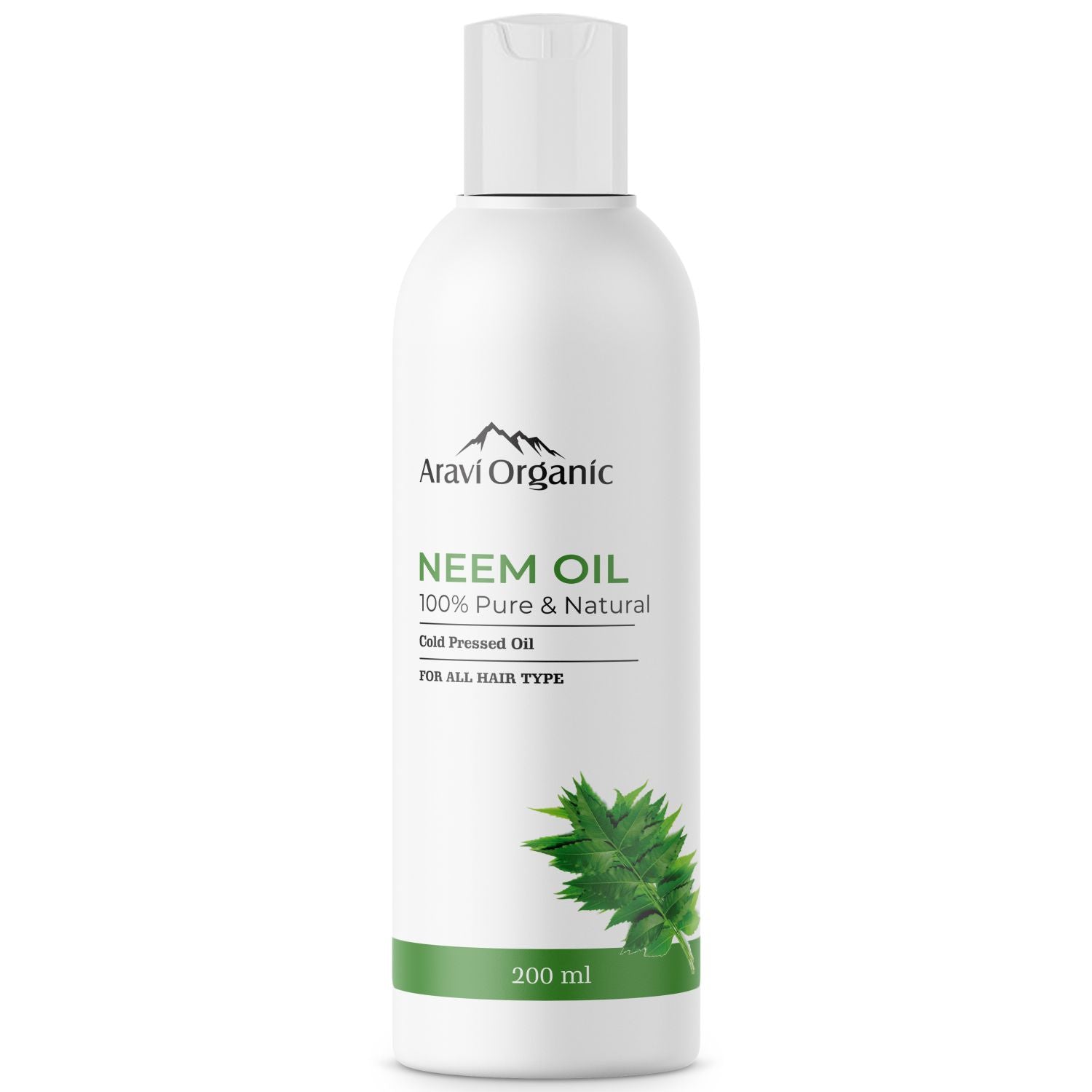 100 % Pure Cold Pressed Neem Oil (200 ml) | For Face, Hair and Skin