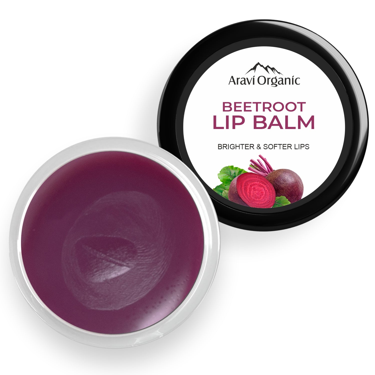 Beetroot Lip Balm For Lip Lightening, Dry & Chapped Lips -For Soft & Glossy Lips Beetroots